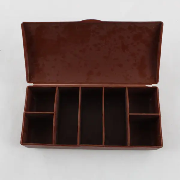 Great Earth Vitamins Pill Organizer Brown Medication Storage Case