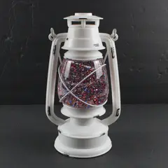10" Battery Operated July 4th Lantern Patriotic Holiday Decoration TESTED