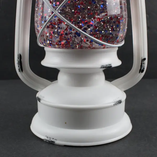 10" Battery Operated July 4th Lantern Patriotic Holiday Decoration TESTED