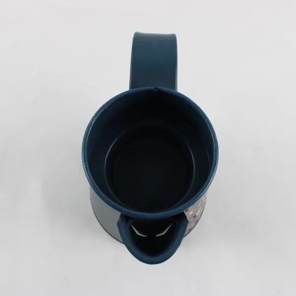 Crazy Mountain Rustic Country Blue Metal Pitcher Votive Holder 5"