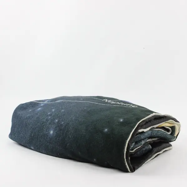 Solar System Planets Space Blanket Cover 64 x 49 in Multicolor