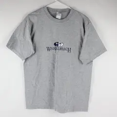 Fruit of the Loom Waikiki Beach Hawaii Gray Short Sleeve T-Shirt Men's L