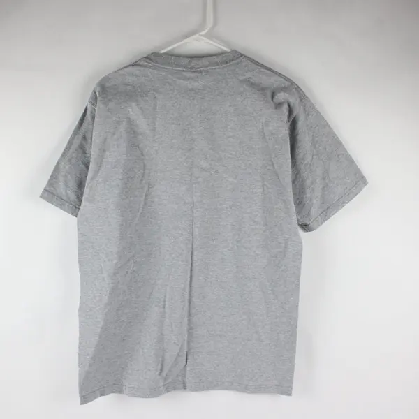 Fruit of the Loom Waikiki Beach Hawaii Gray Short Sleeve T-Shirt Men's L