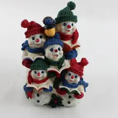 Possible Dreams Snowmen Choir Ceramic Figurine Christmas Decor Collectible