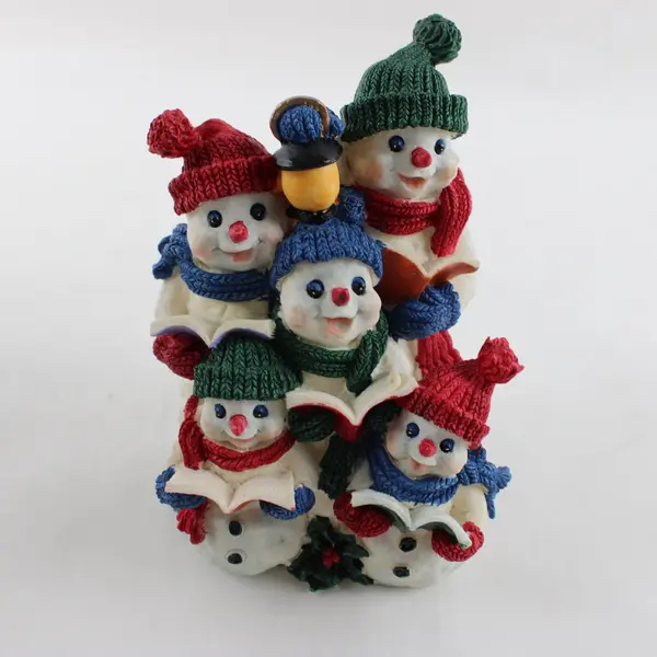 Possible Dreams Snowmen Choir Ceramic Figurine Christmas Decor Collectible