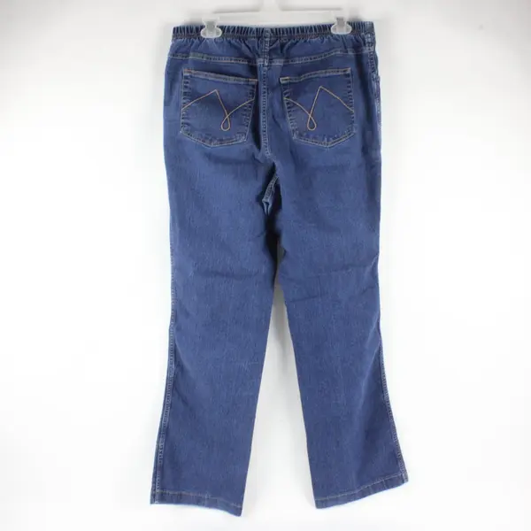 Just My Size Women's Stretch Waist Pull-On Bootcut Jeans 1X 16W