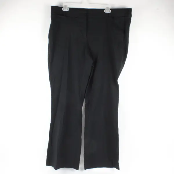 Lane Bryant Allie Black Straight Leg Dress Pants Women's Size 20R