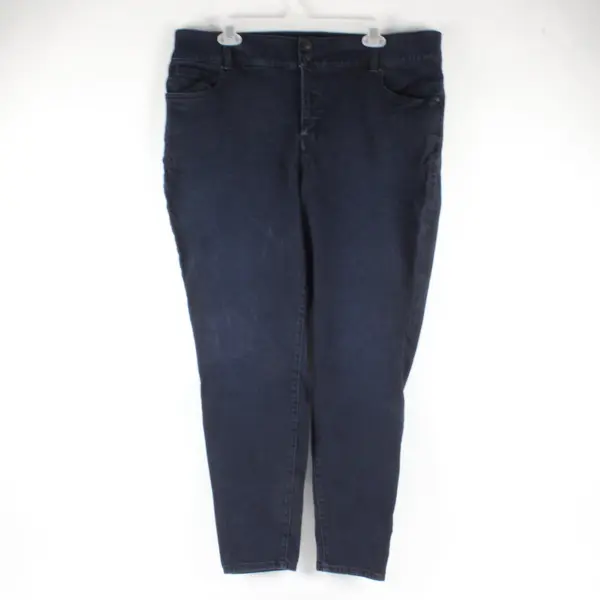 Lane Bryant Women's High Rise Skinny Jeans Dark Wash Size 20