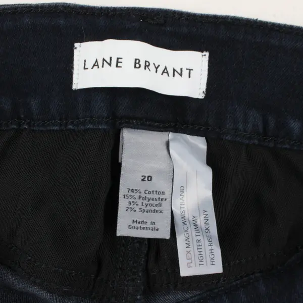 Lane Bryant Women's High Rise Skinny Jeans Dark Wash Size 20