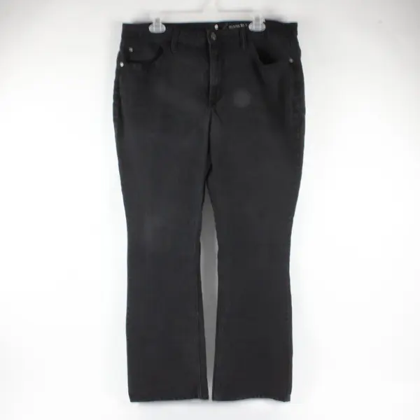 Lee Women's Black Mid Rise Bootcut Jeans Size 18M