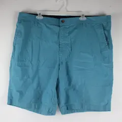 Columbia Women's Blue Flat Front Shorts Size 44W