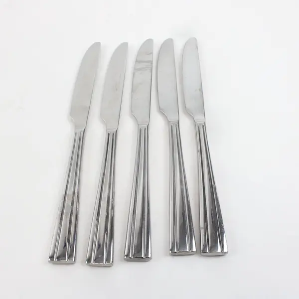 Lot of 5 Oneida Devonshire Stainless Steel Dinner Knives 9.75"