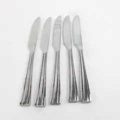 Lot of 5 Oneida Devonshire Stainless Steel Dinner Knives 9.75"