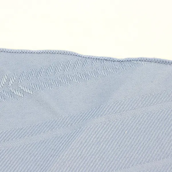 Blue Striped Circular Tablecloth 70" Diameter