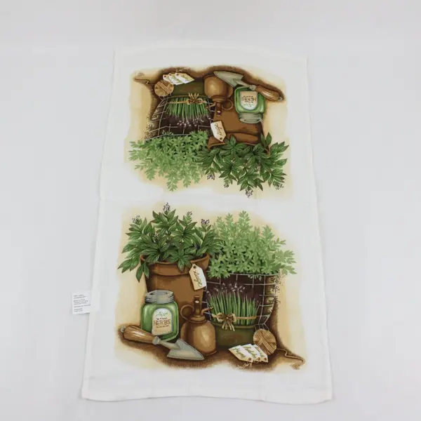 Walmart MPN WMCL3-M 5 Pc Garden Tea Towel Set 4 Towels 1 Dish Cloth