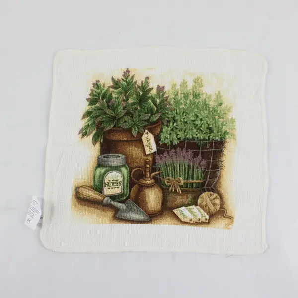Walmart MPN WMCL3-M 5 Pc Garden Tea Towel Set 4 Towels 1 Dish Cloth