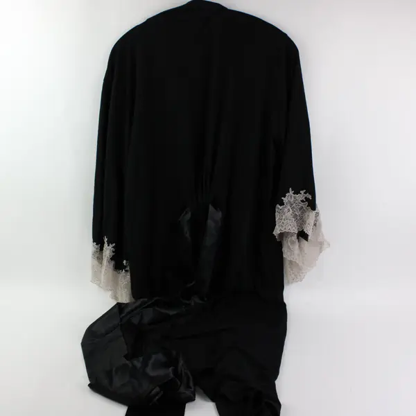 Natori Women's Large Black Bell Sleeve House Robe Duster