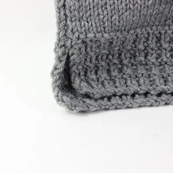 Handmade Gray Knit Midi Pencil Skirt Women's Size 6