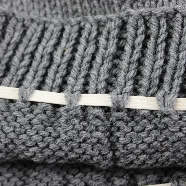 Handmade Gray Knit Midi Pencil Skirt Women's Size 6