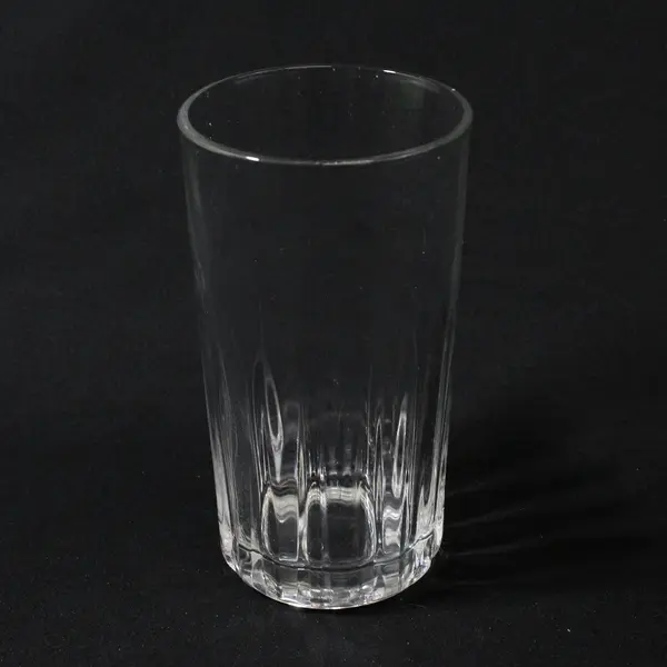 Lot of 4 Libbey Crisa Clear Glass Tumblers 4.5" and 5.5"