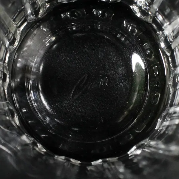 Lot of 4 Libbey Crisa Clear Glass Tumblers 4.5" and 5.5"