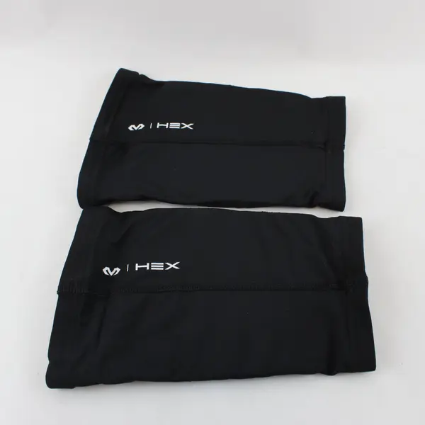 HEX Pair Black Honeycomb Padded Compression Knee Sleeves 2XL