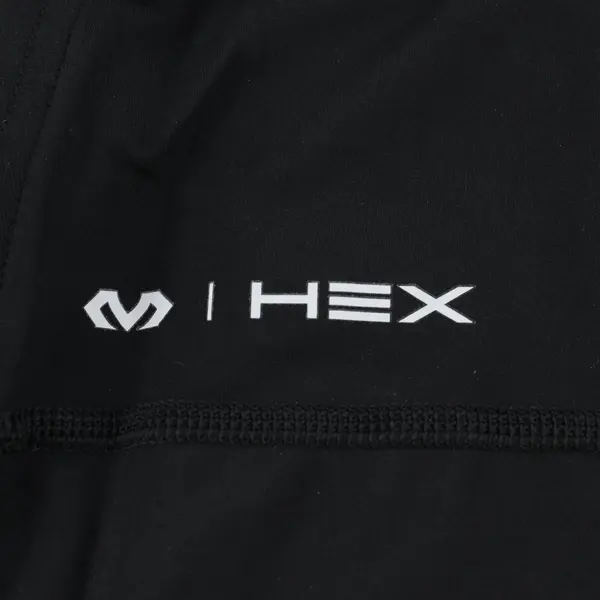 HEX Pair Black Honeycomb Padded Compression Knee Sleeves 2XL