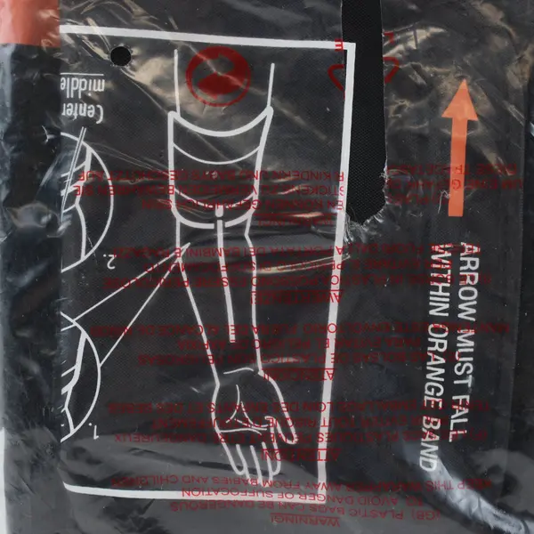 Large Black Blood Pressure Monitor Arm Cuff 13-17 in