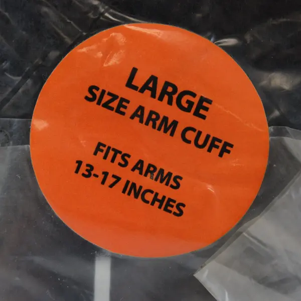 Large Black Blood Pressure Monitor Arm Cuff 13-17 in