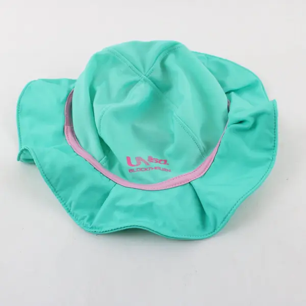 Speedo Baby Sun Hat S/M Turquoise Aqua Block the Burn UV Protection