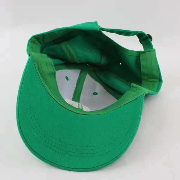 Lot of 2 Unbranded Adjustable Baseball Caps Green Luigi US Army Black Gray