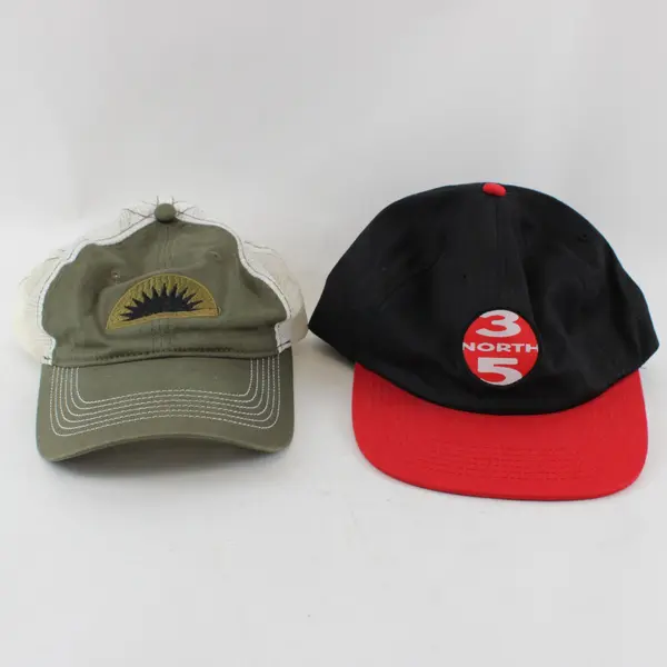 Lot of 2 35TH NORTH Adjustable Baseball Caps Unisex One Size