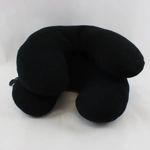 Lot of 2 Swiss Gear Black Travel Neck Pillows Used