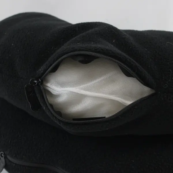 Lot of 2 Swiss Gear Black Travel Neck Pillows Used