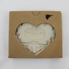 Pampered Chef R2913 Come to the Table Heart Clay Cookie Mold New Open Box