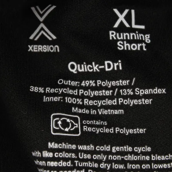 Xersion Women's XL Purple Green Running Athletic Shorts