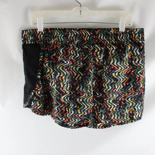 Dip Women's Large Multicolor Athletic Running Shorts Pre-Owned