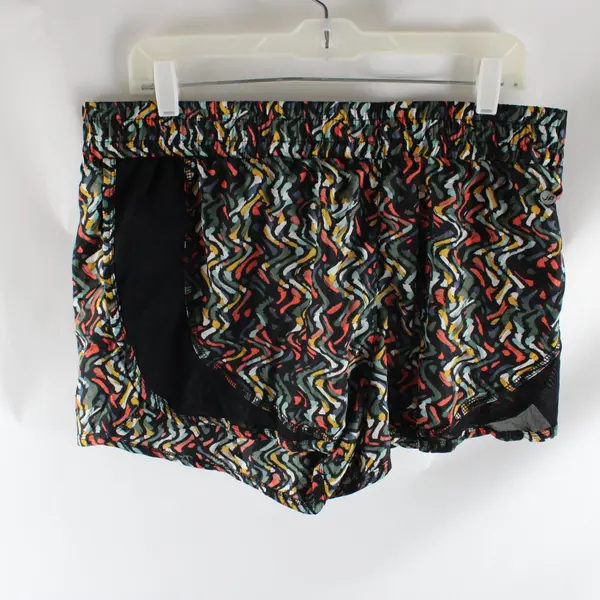 Dip Women's Large Multicolor Athletic Running Shorts Pre-Owned