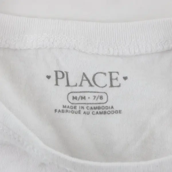 Children's Place White T-Shirt W/ Gold Foil "I'm the Birthday Princess" M (7/8)