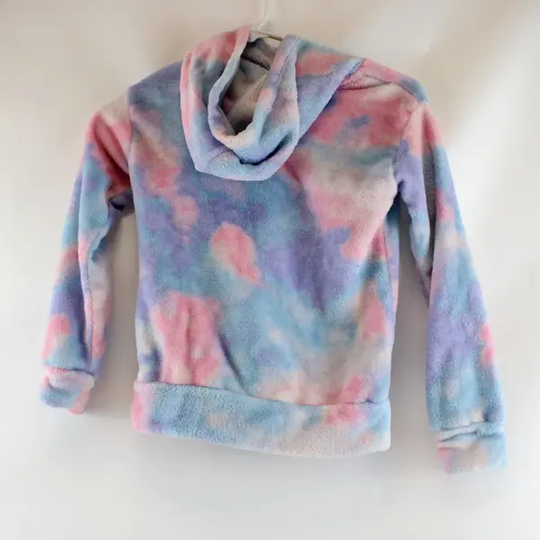 Lot of 2 Calvin Klein BCBG Girls Tie Dye Hoodie Sweatshirts S 7/8