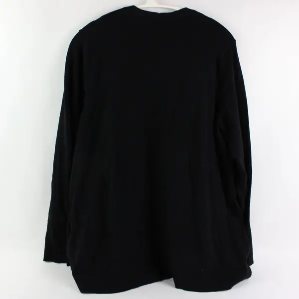 Style & Co Black Open Front Cardigan Women's Large
