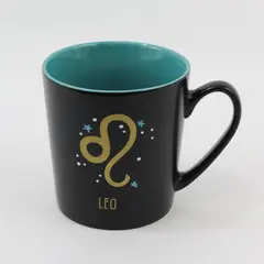 PMI Black Leo Zodiac 17oz Coffee Mug