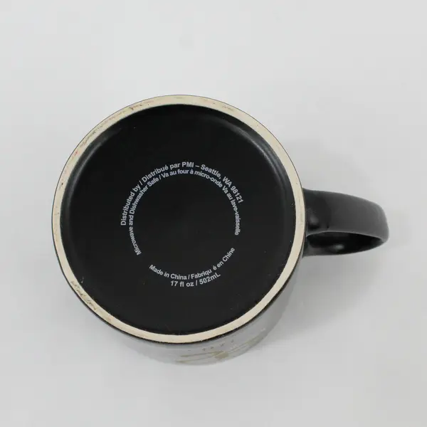 PMI Black Leo Zodiac 17oz Coffee Mug