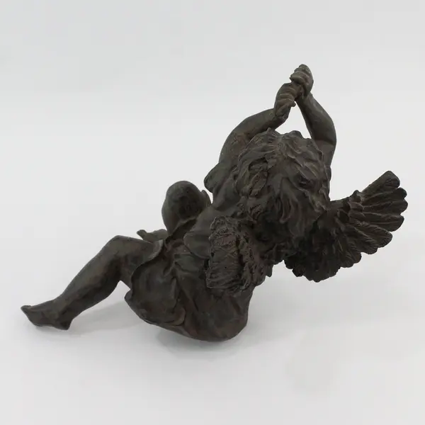 Unbranded Cherub Angel Shelf Sitter Figurine Missing Horn 11.5 in