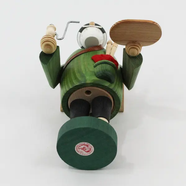 World Christmas Artist Painter Incense Smoker Collectible Figure