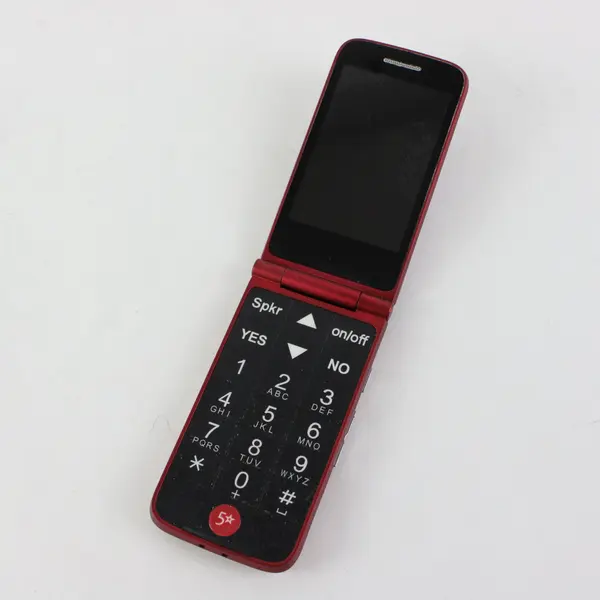 Jitterbug GreatCall Alcatel One Touch Red Easy Use Senior Cell Phone For Parts
