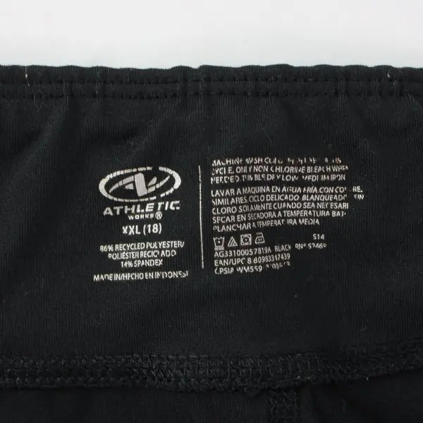 Athletic Works Black Activewear Leggings Women's XXL 18