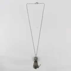 Brighton Trust Your Journey Silver Tone Crystal Tassel Convertible Necklace