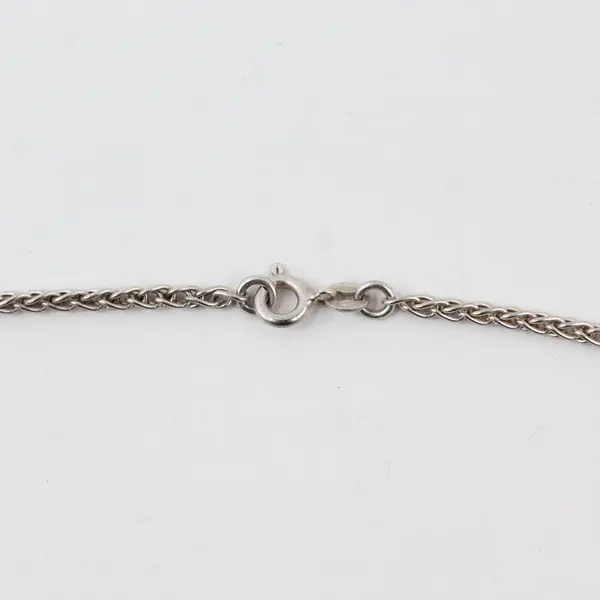 Santa Claus 3D Charm Pendant Necklace Waving Kris Kringle Silver-Tone