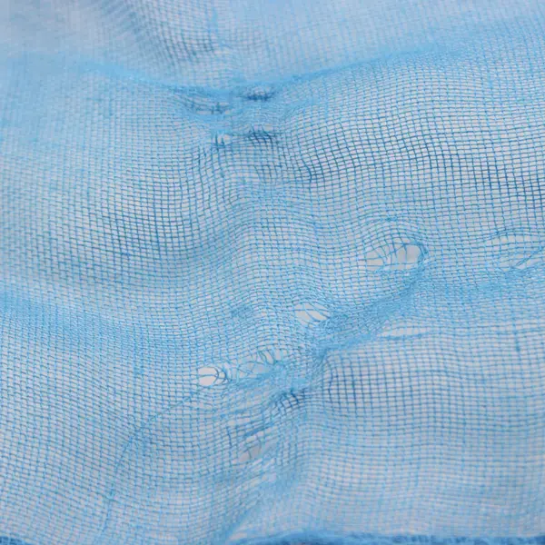 Women's Solid Blue Sheer Infinity Scarf 34.5'' x 19.5''